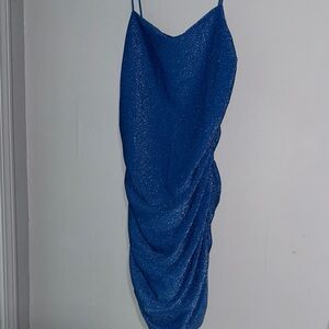 Elegant Blue Women's Dress